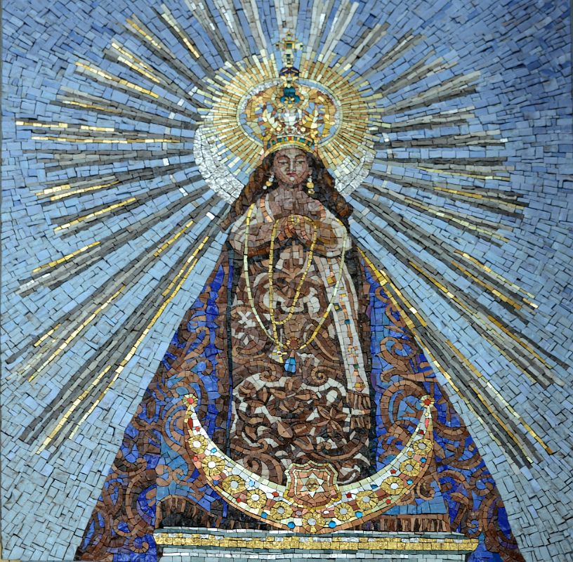07 Mosaic Of The Virgin Of Milagro On The Outside Wall Of Salta Cathedral